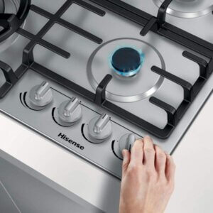 Hisense GM773XF 5 Burner Stainless Steel Gas Hob