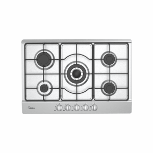 MIDEA built-In Gas Hob, 75 Cm – Stainless Steel