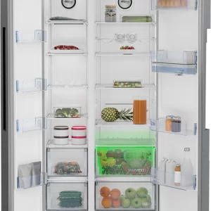 Beko American Style Fridge Freezer With Water Dispenser SKU: ASD2342VPS