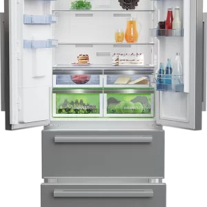 Beko American French Style Fridge Freezer with Water Dispenser SKU: GNE360520DX