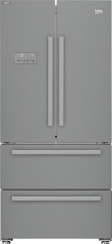 Beko Freestanding American French Style Fridge Freezer SKU: GNE6039XPN