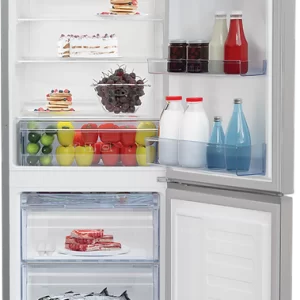 Beko Fridge Freezer Bottom Combi MinFrost Static Silver SKU: RCSA330K30SN