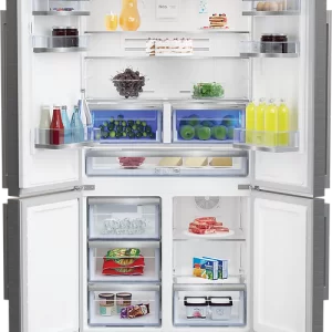 Beko American French Style Fridge Freezer with Water Dispenser SKU: GN1426234ZDXN