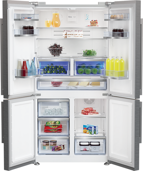 Beko American French Style Fridge Freezer with Water Dispenser SKU: GN1426234ZDXN