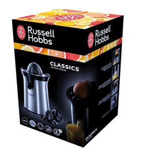 Russell Hobbs Silver Classic Brushed Steel Citrus Juice Maker 60 W