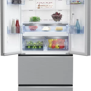 Beko French Door Fridge Freezer Stainless Steel SKU: GNE490I30XBN