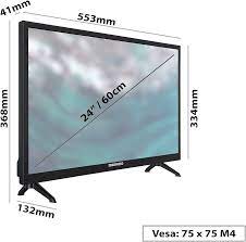 24” DEAWOO ANDROID 12VLTS LED TV