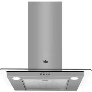 Beko Flat Glass Chimney Hood 60cm Stainless Steel SKU: HCF61620X