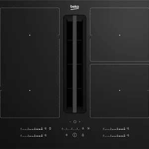 Beko Built-In Hob in Hood Induction 4 Zones 60cm Black SKU: HIXI64700UF