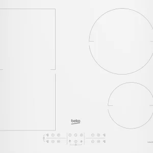 Beko Built-In Hob Induction 4 Zones 60 cm White SKU: HII64200FMTW