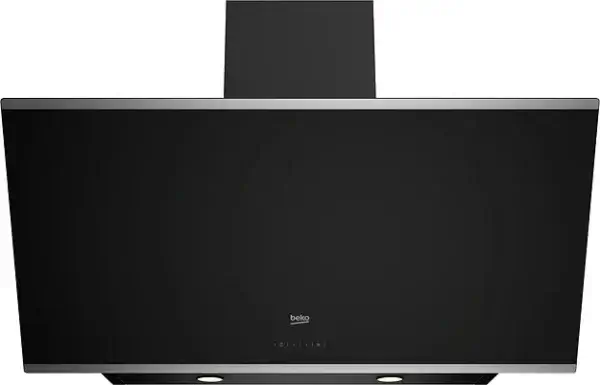 Beko Wall Mounted Slanting Hood 90cm Black SKU: HCA93641BH