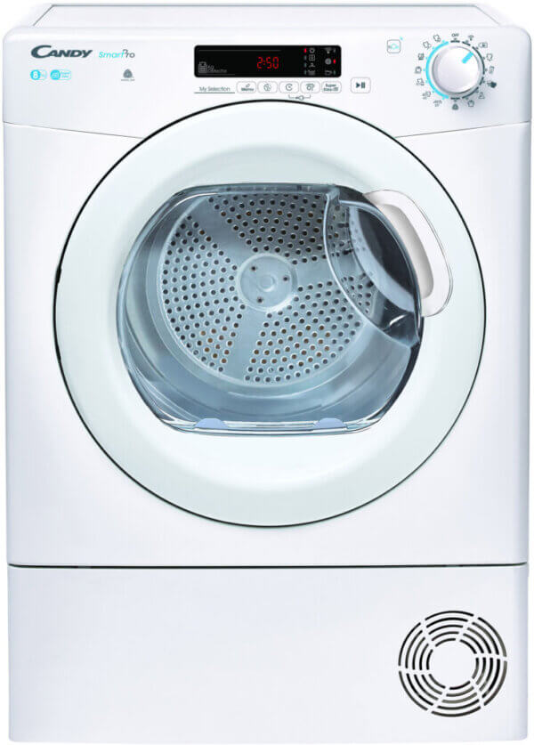 Candy CSOE C8DG-S Wi-Fi + BLE SmartPro Condenser Tumble Dryer, 8Kg Class B