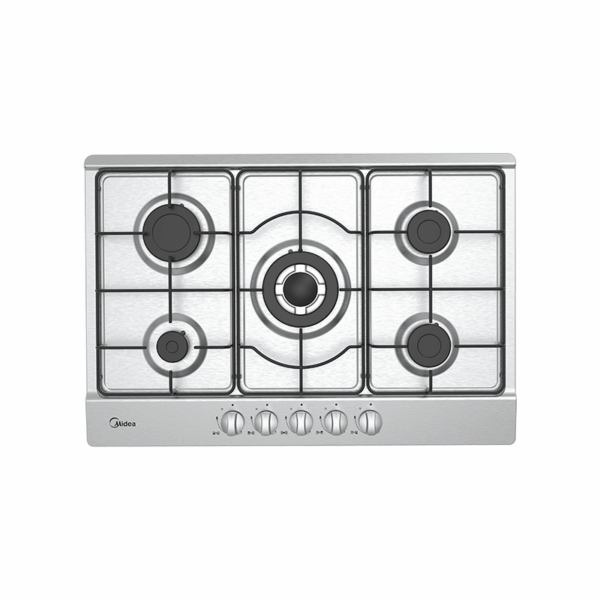 Built-in gas hob, 75 cm – Stainless steel (MH 705 TC FX)